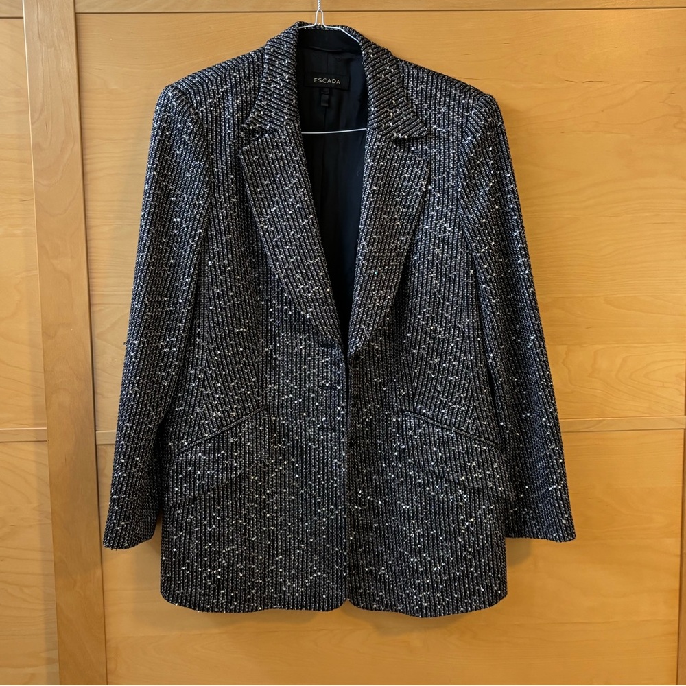 Escada vintage jacket size 44 with sequins